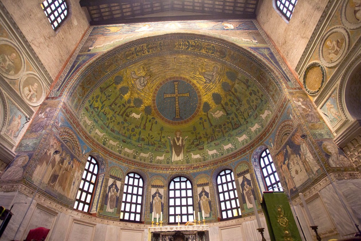 St. Apollinare Nuovo templom, mozaik, Ravenna, Olaszország (fotó) alkotó: Unbekannt