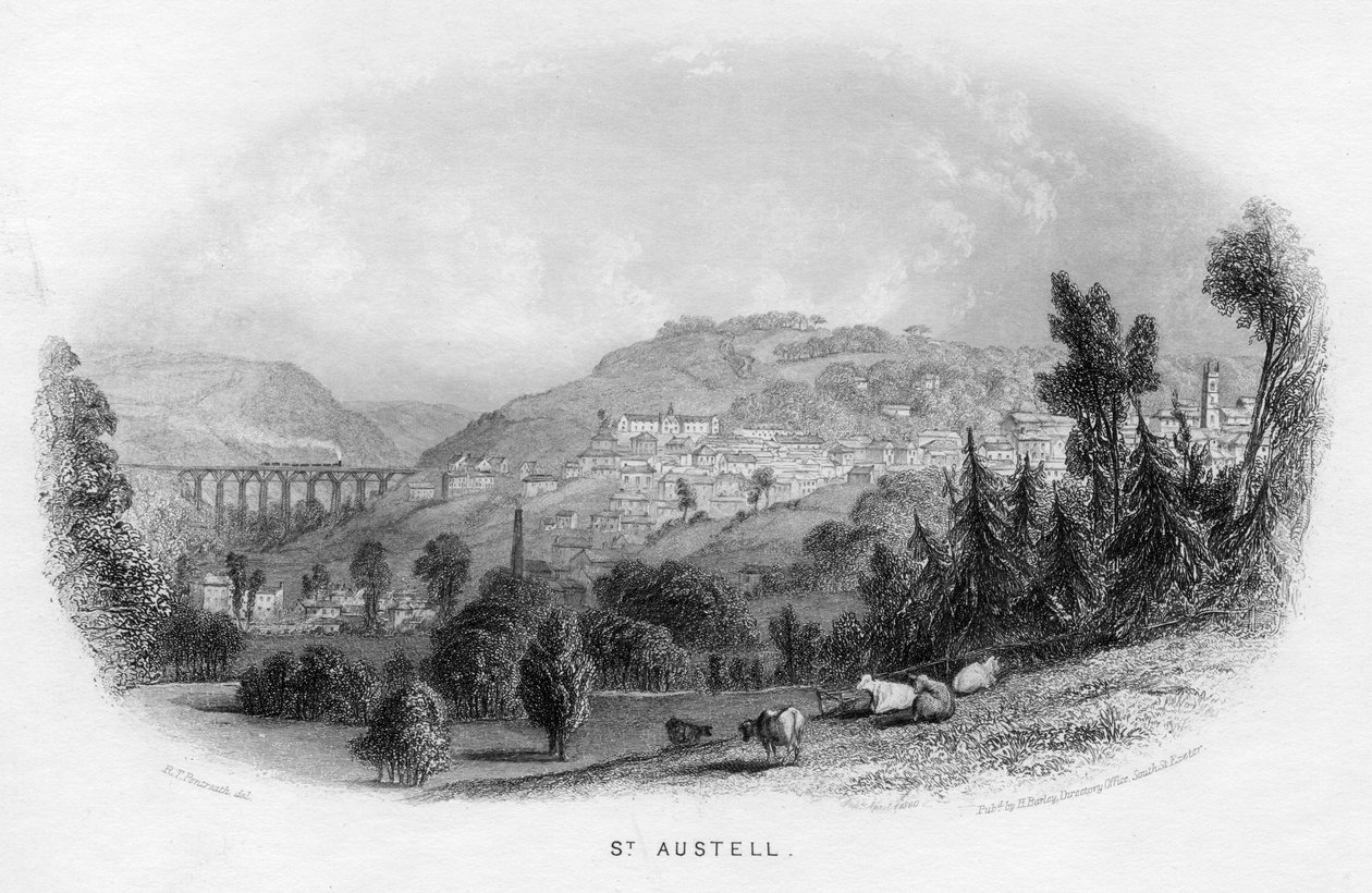 St Austell, 1860 alkotó: Unbekannt