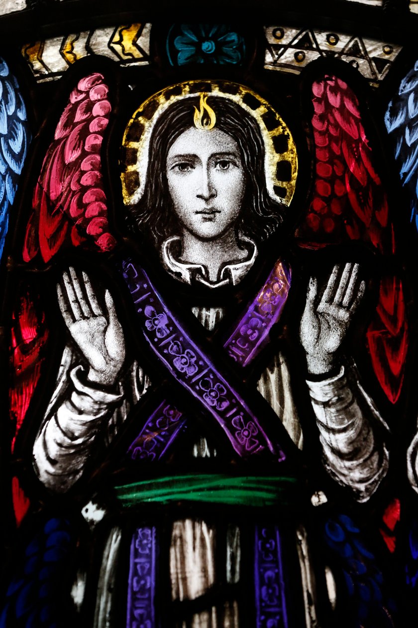 St Barth templom - Ólomüveg ablak - Seraphim, New York, Egyesült Államok alkotó: Unbekannt