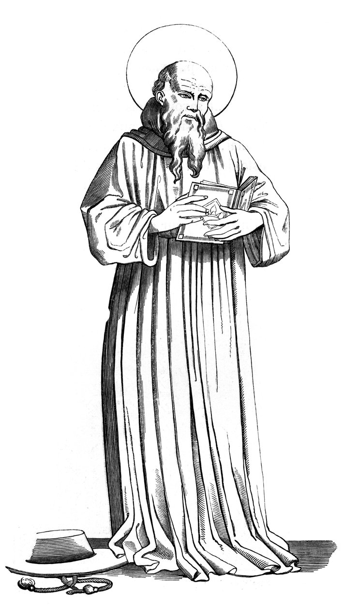 St Bonaventure, 1221-1274, 15. század, 1849 alkotó: Unbekannt