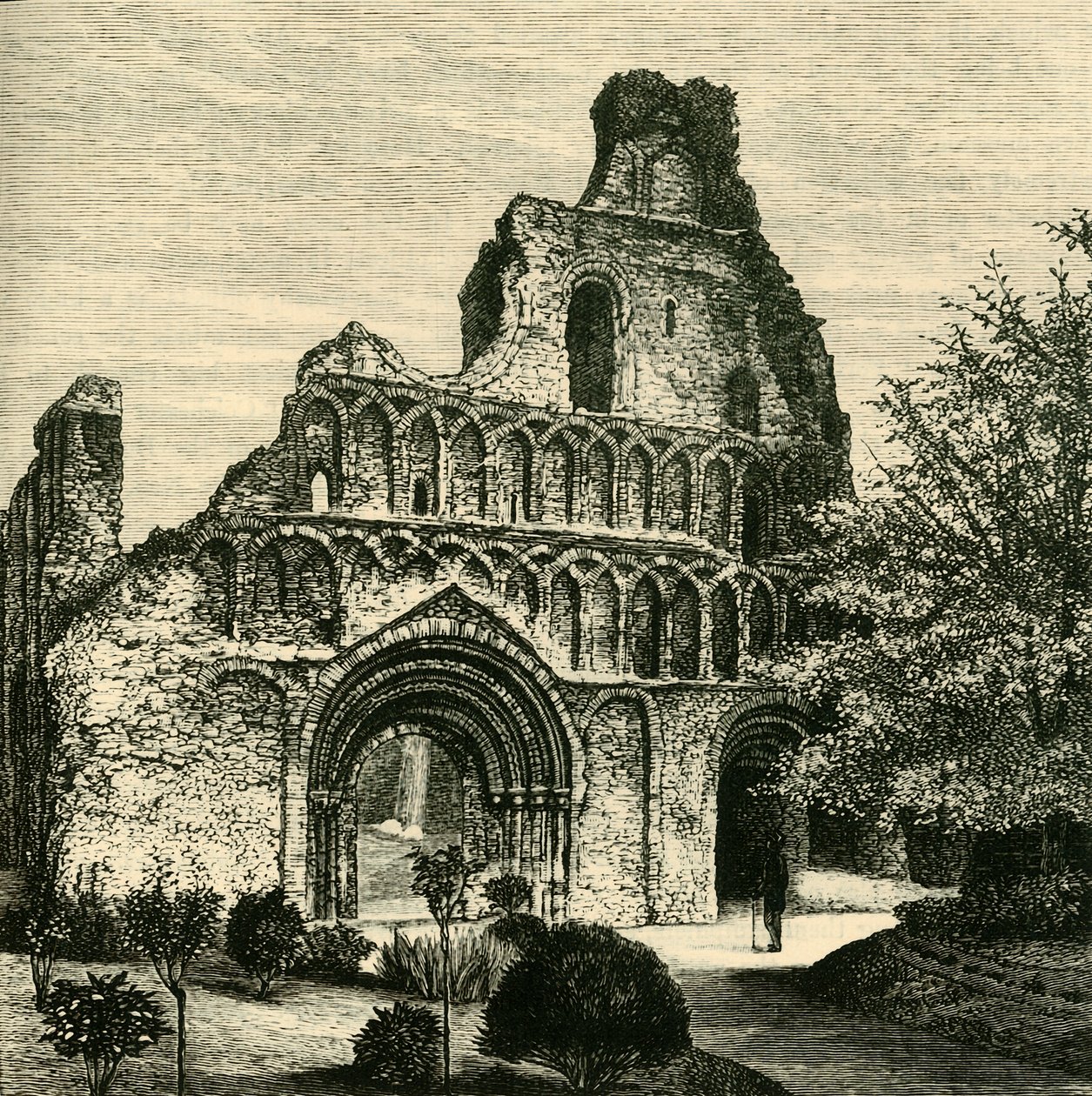 St. Botolphs Priory, 1898. alkotó: Unbekannt