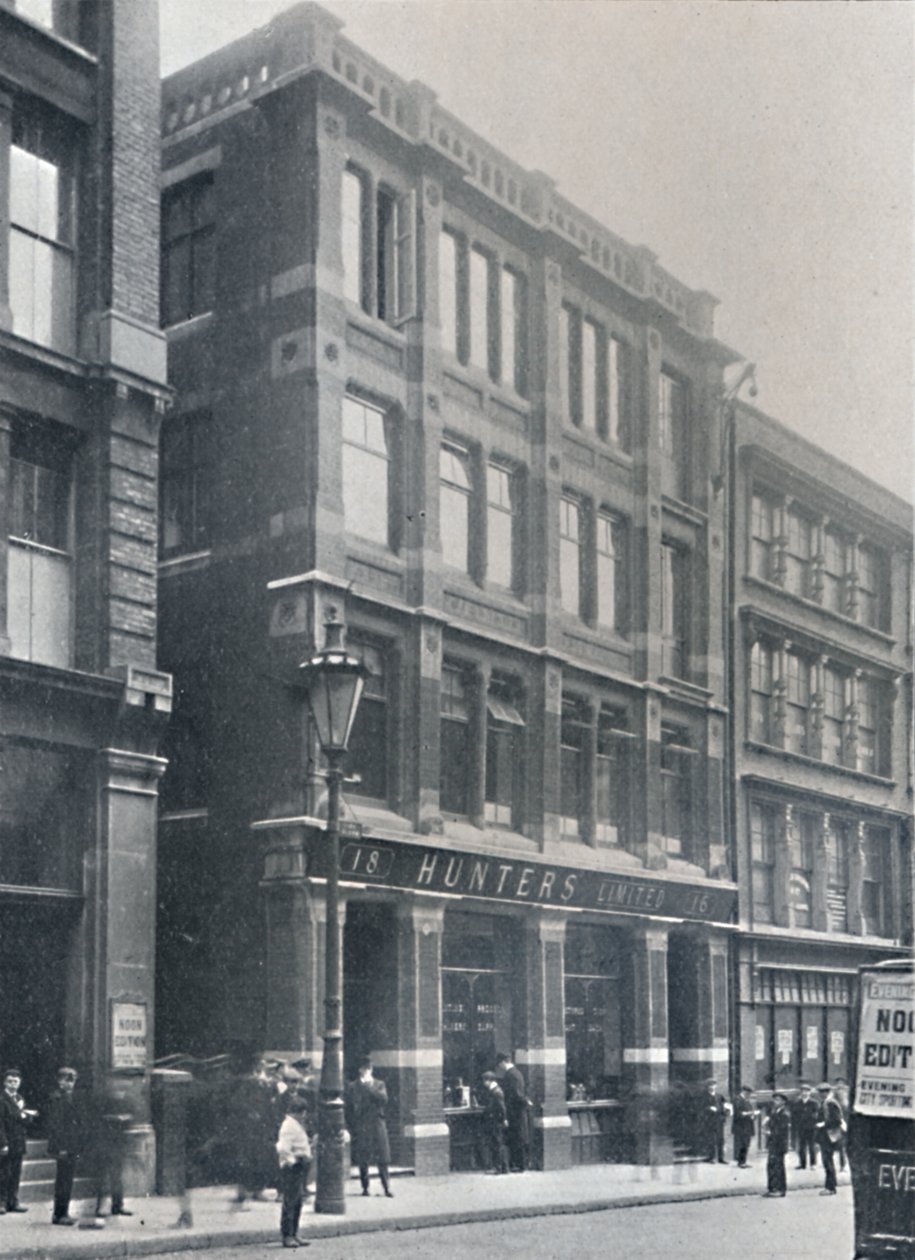 St. Bride Street Frontage, 1917 alkotó: Unbekannt