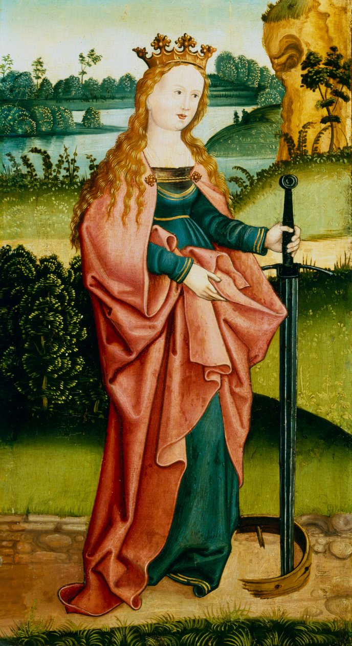„Alexandriai Szent Katalin”, 1500 alkotó: Unbekannt
