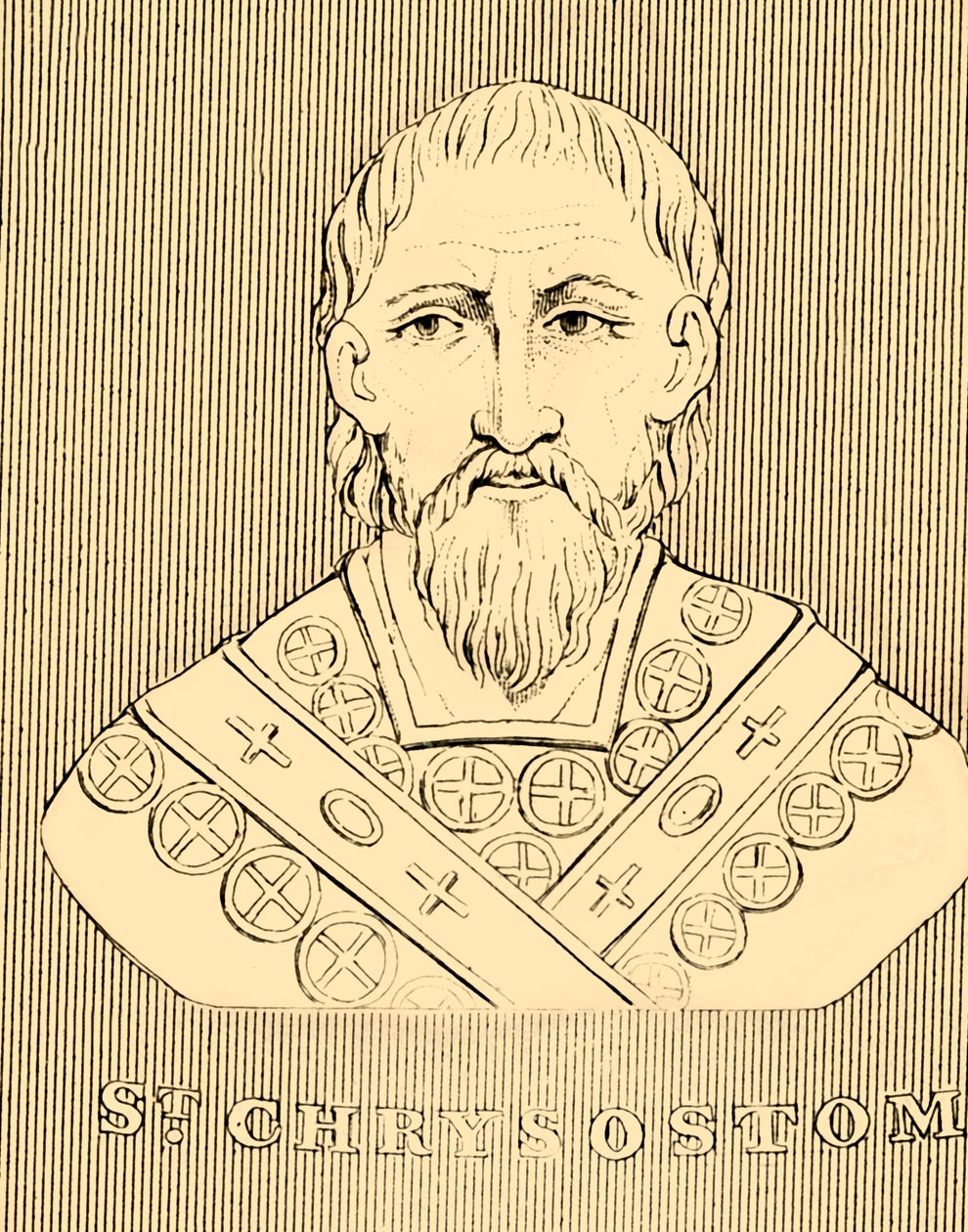 Szent Krizosztom, c349-407, 1830. alkotó: Unbekannt