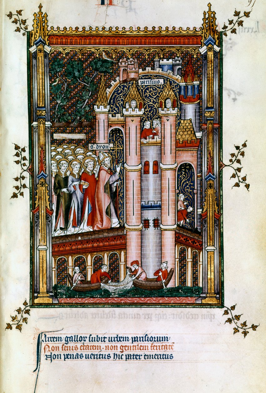 Szent Denis Párizs kapujában, 1317 alkotó: Unbekannt