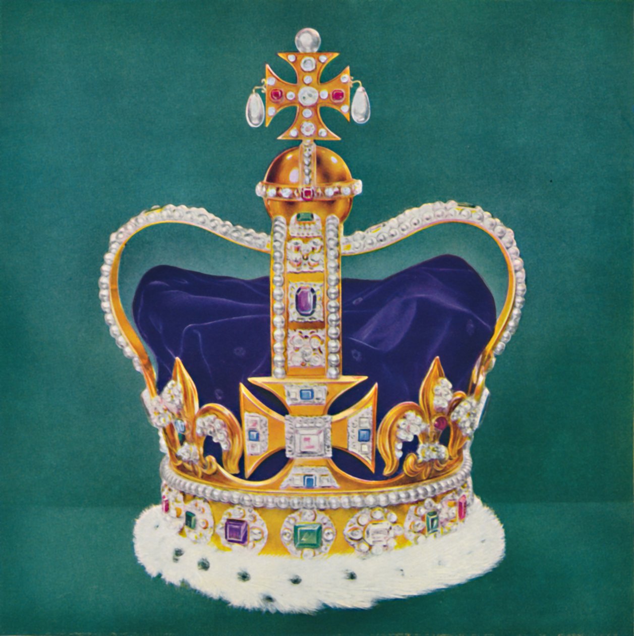 St. Edwards korona, 1937. alkotó: Unbekannt