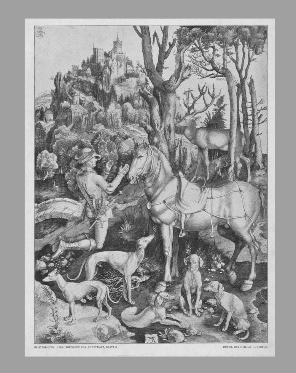St Eustace, 1501, 19. század. alkotó: Unbekannt