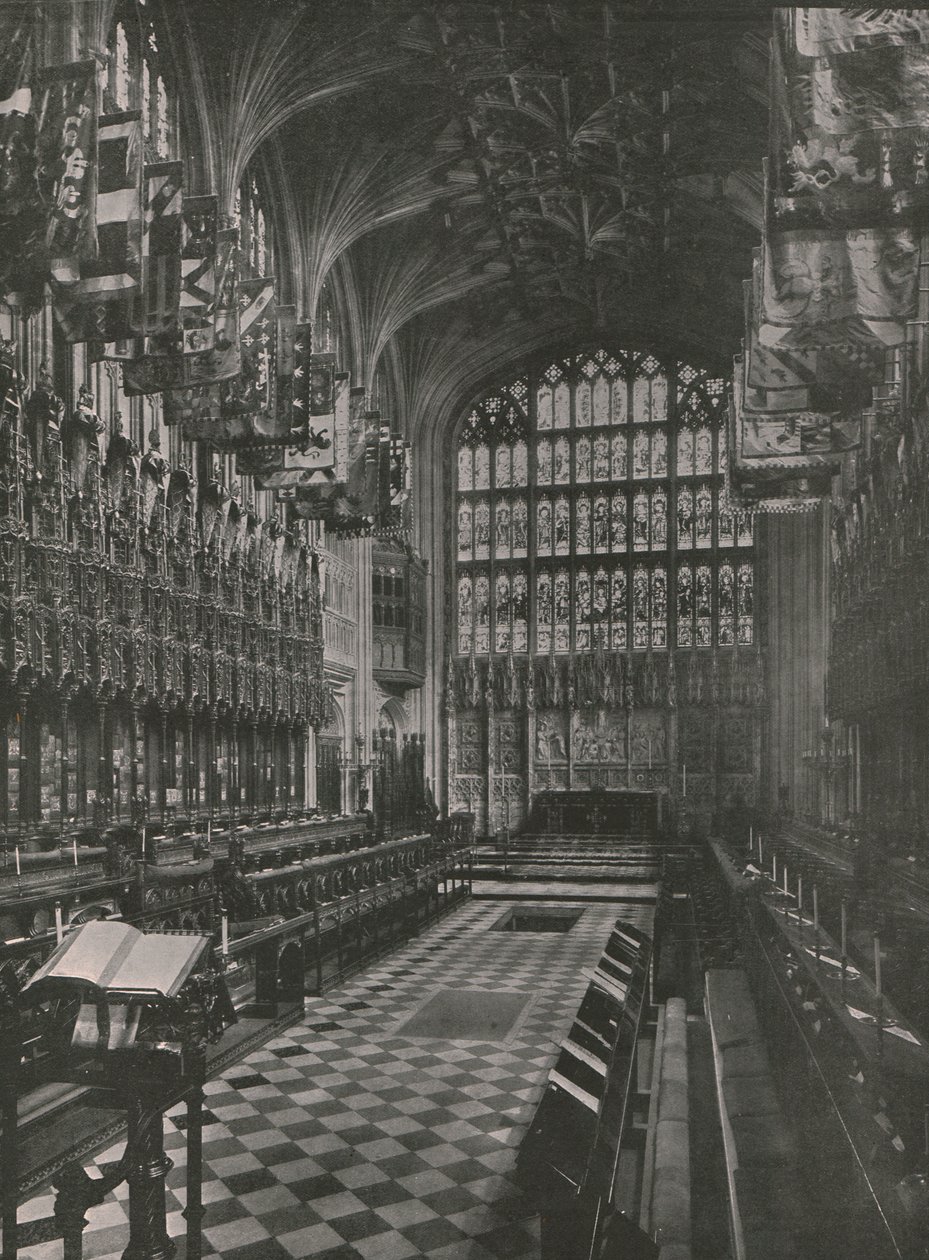 Szent György-kápolna, Windsor, 1910. alkotó: Unbekannt