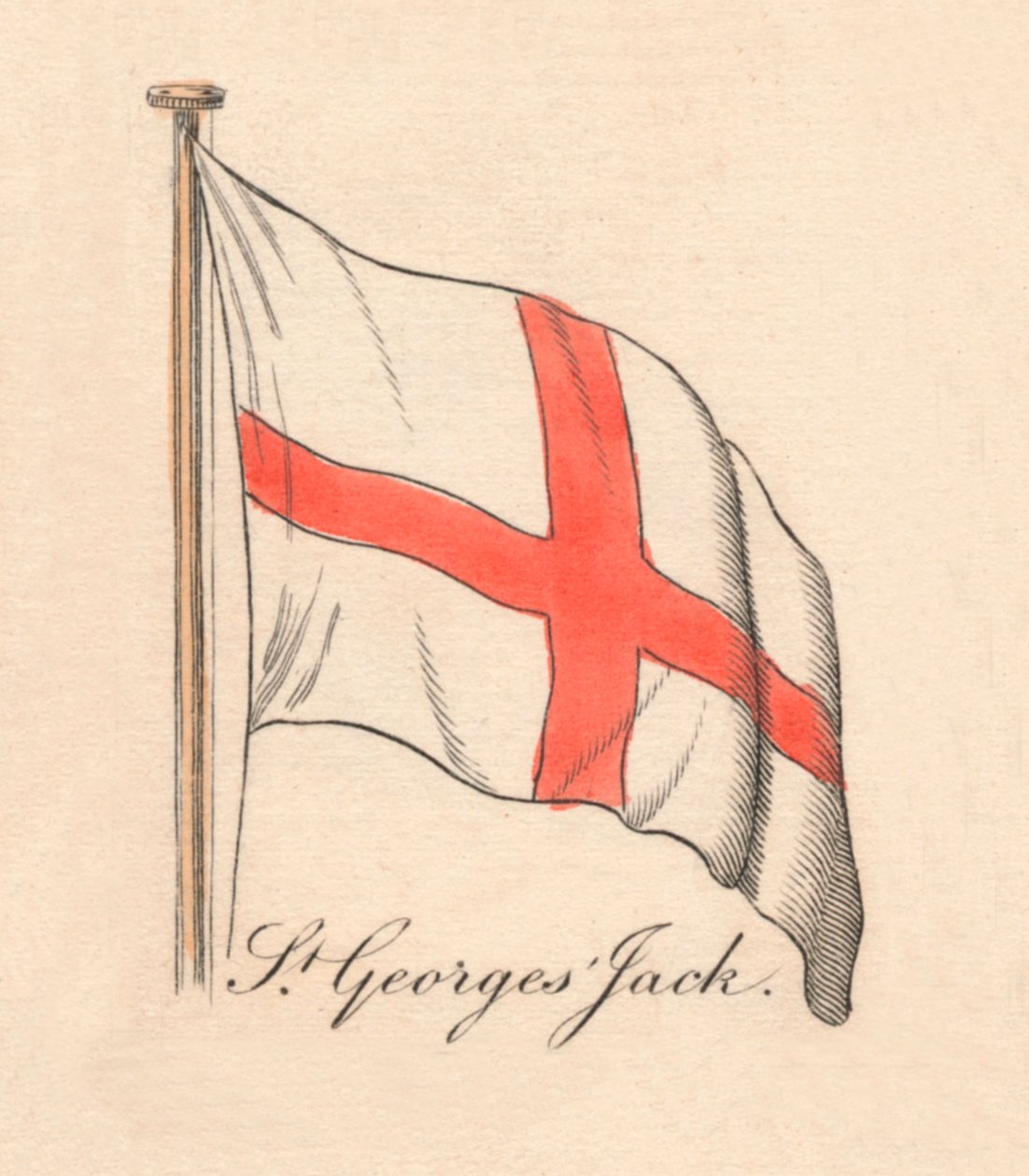 St. Georges Jack, 1838 alkotó: Unbekannt