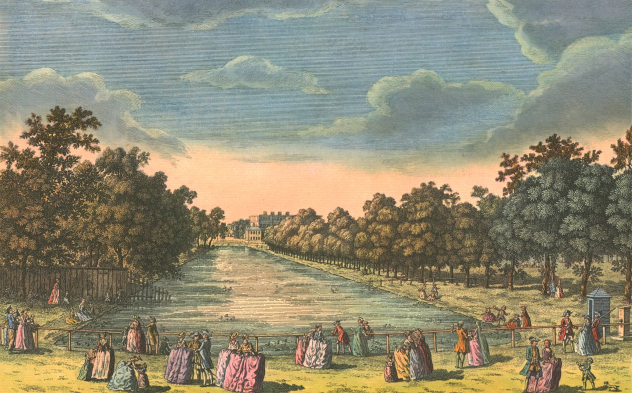 St James Park és Buckingham House, 1763. alkotó: Unbekannt