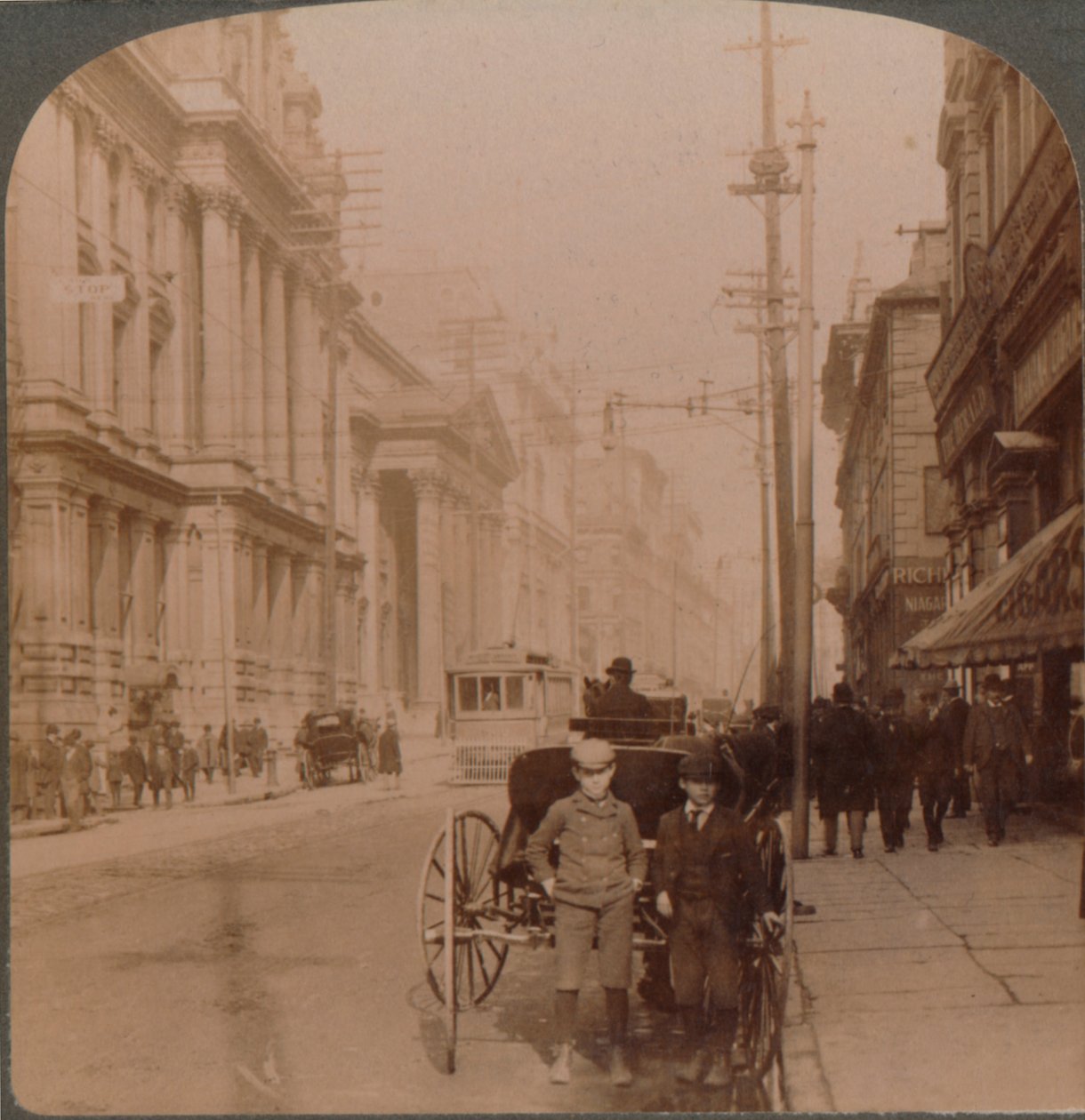 St. James Street, Montreal, Kanada, 1900 alkotó: Unbekannt