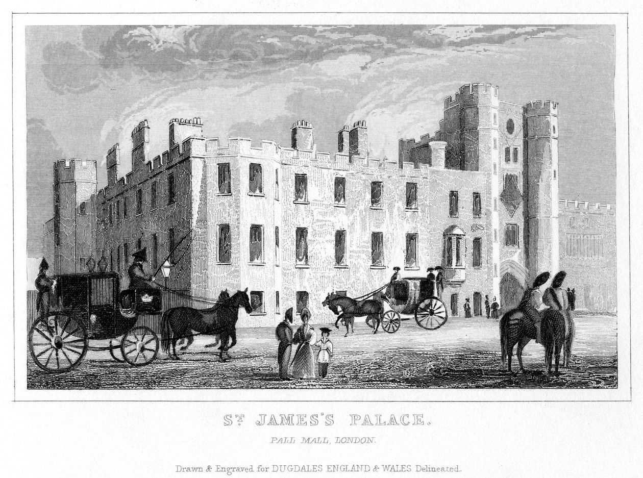 St James Palace, Pall Mall, Westminster, London. alkotó: Unbekannt