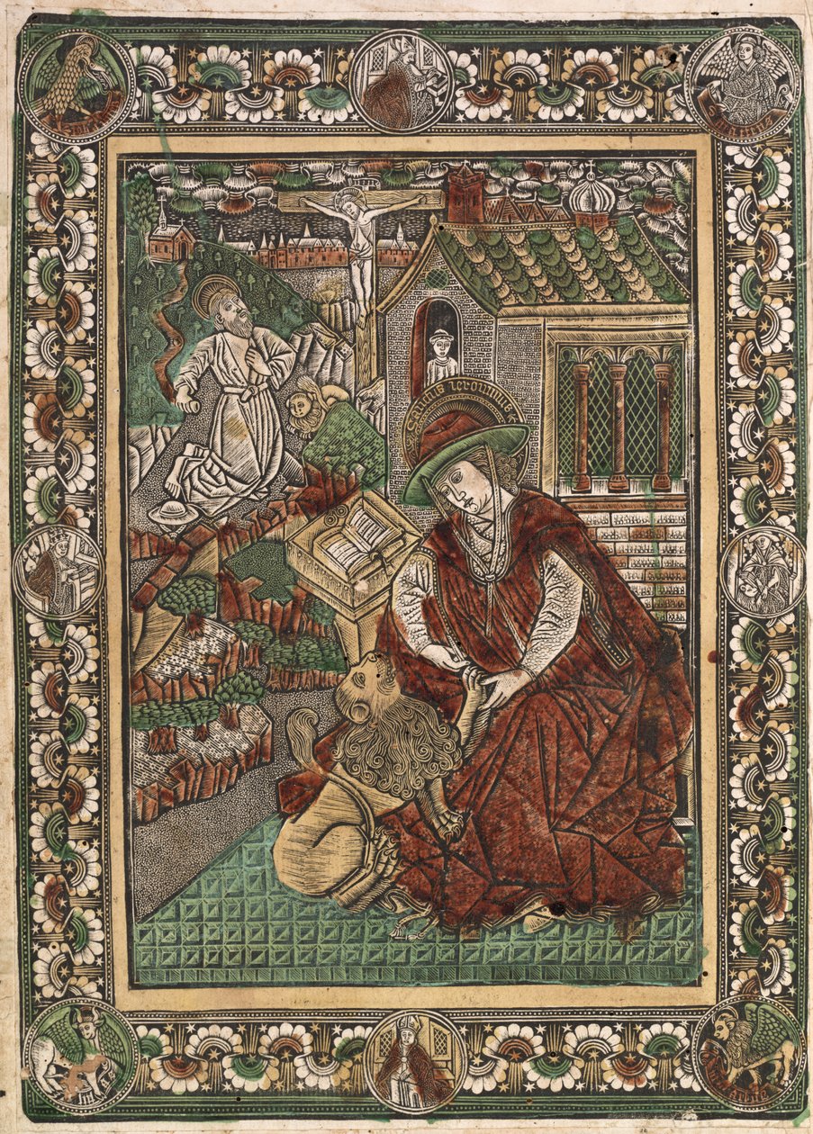 Szent Jeromos, 1460-1470. alkotó: Unbekannt