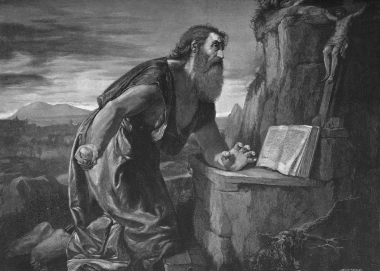 Szent Jeromos a vadonban, c1525-1530, 1896 alkotó: Unbekannt