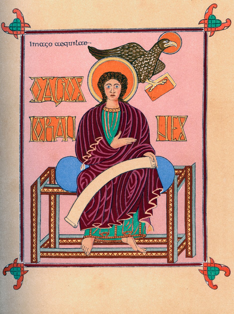 Szent János evangélista, 8. század 1892 alkotó: Unbekannt