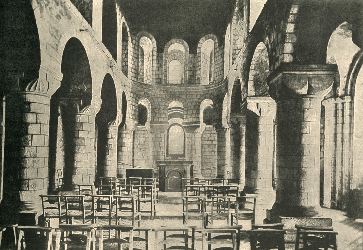 St. Johns Chapel, Tower of London, Norman Architecture, 1908 alkotó: Unbekannt