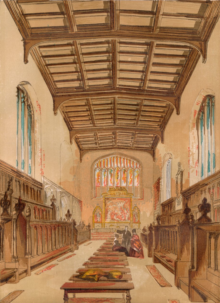 St. Johns College Chapel, Cambridge, 1845, 1864 alkotó: Unbekannt