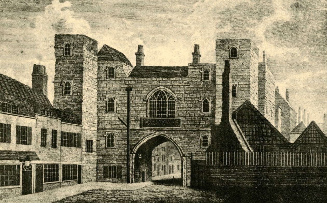 St. Johns Gate, Clerkenwell, 1813, 1925. alkotó: Unbekannt