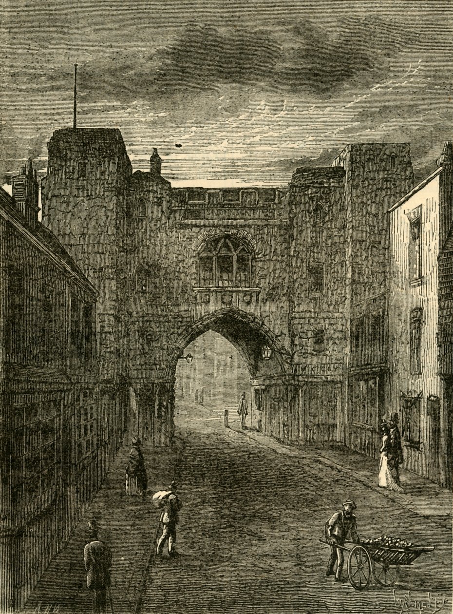 St. Johns Gate, Clerkenwell, 1872. alkotó: Unbekannt