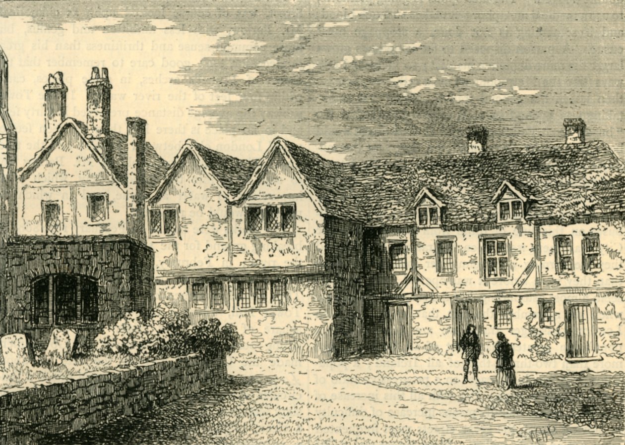 St. Katherines Kórház – The Brothers Houses 1781-ben, c1872. alkotó: Unbekannt