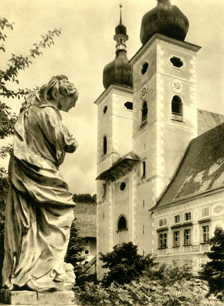 St Lambrechts apátság, Sankt Lambrecht, Stájerország, Ausztria, 1935. alkotó: Unbekannt