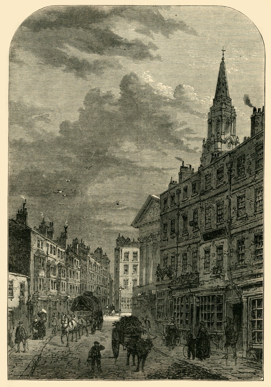 St. Martins Lane, 1820, 1881. alkotó: Unbekannt