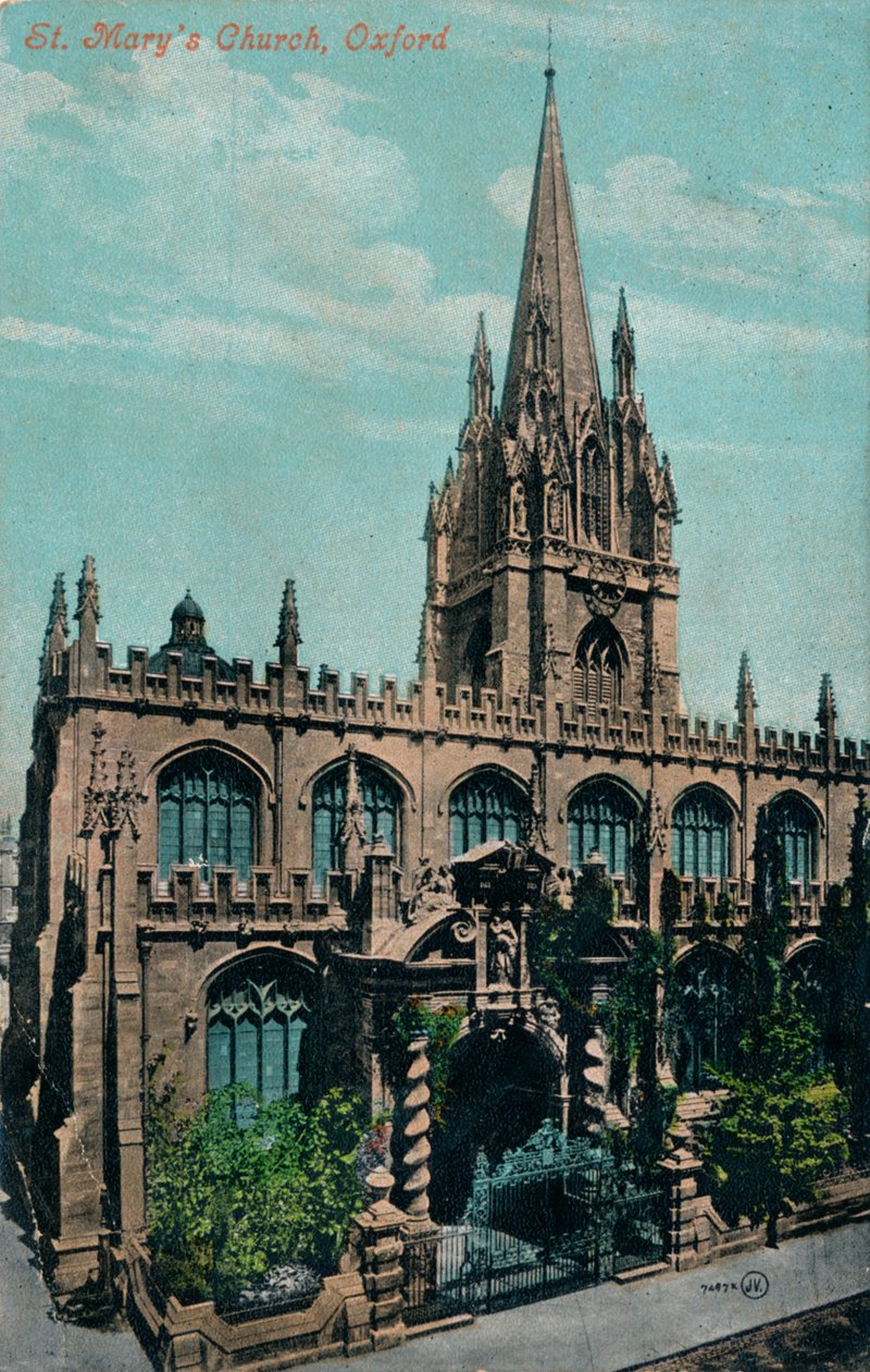St Marys Church, Oxford c1905 alkotó: Unbekannt