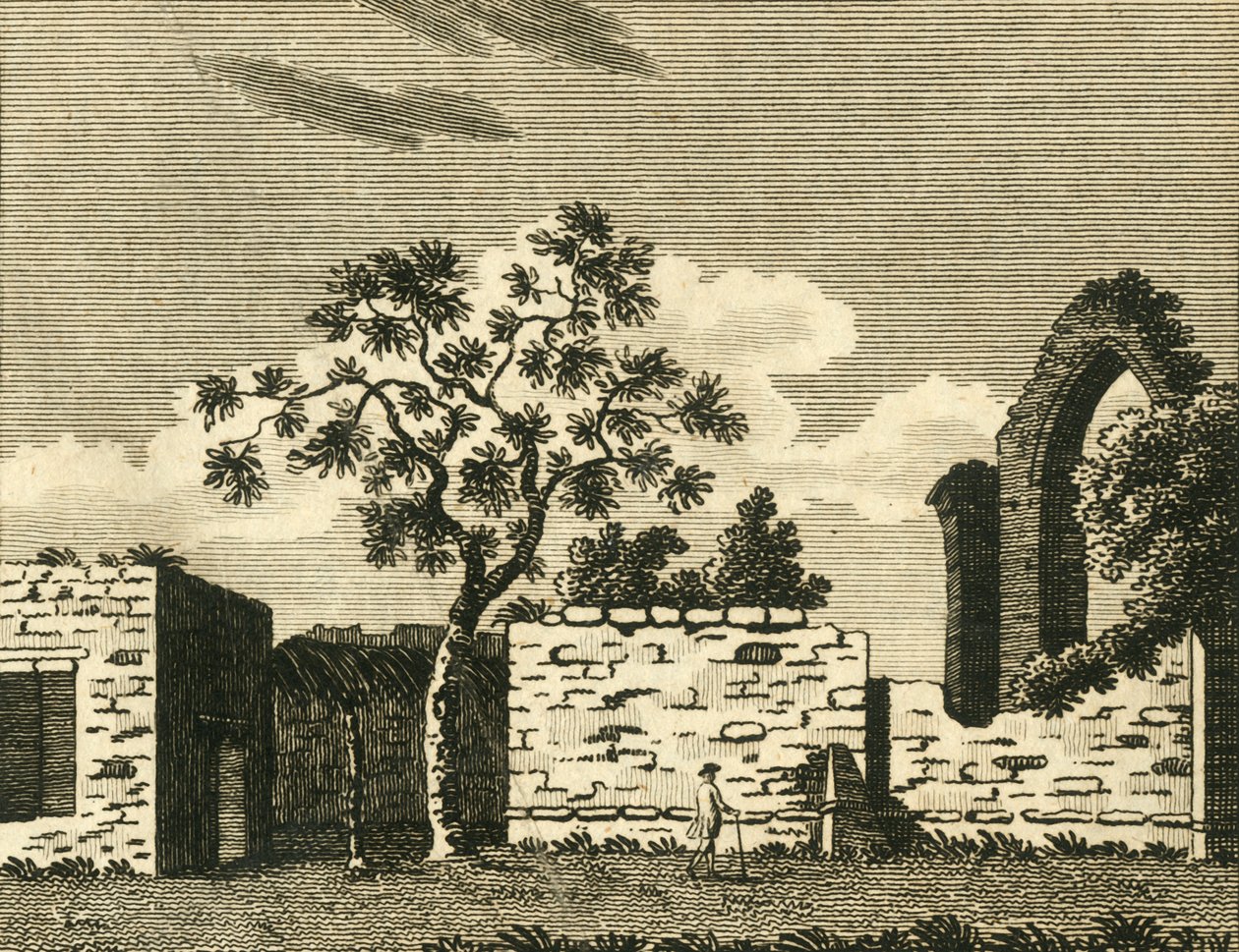 Szent Pancrace kápolna, Canterbury, 1786. alkotó: Unbekannt