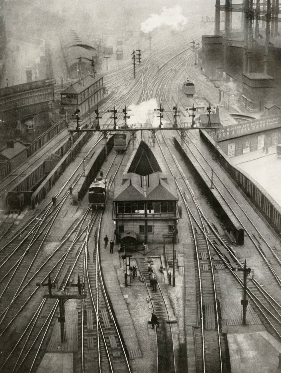 St. Pancras. A londoni, midlandi és skót vasút végállomása, 1935. alkotó: Unbekannt
