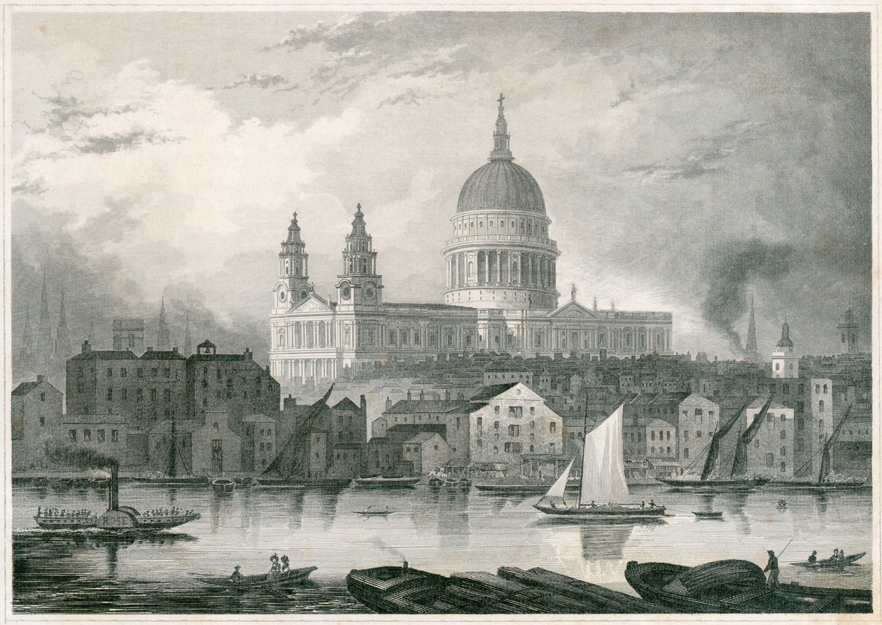Szent Pál-székesegyház, London City, 1850 alkotó: Unbekannt