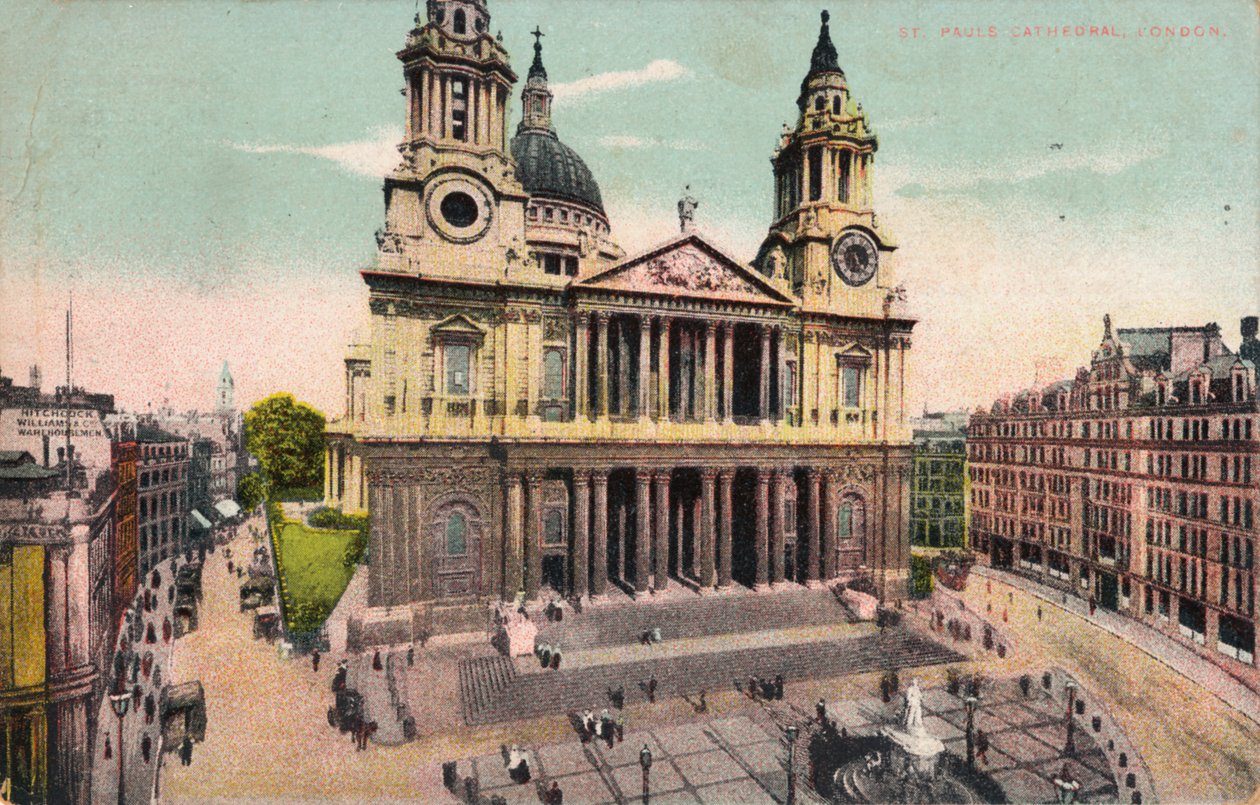 St. Pauls Cathedral, London, 1905 alkotó: Unbekannt