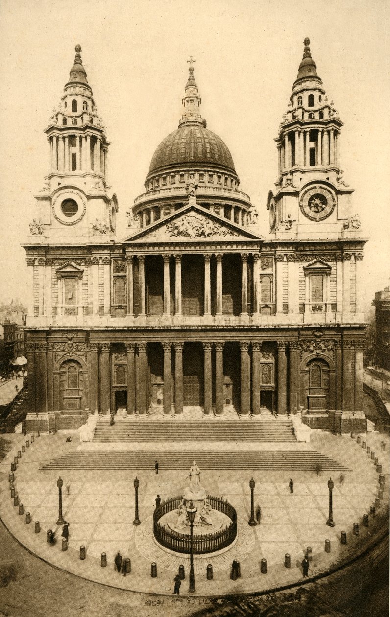 St. Pauls Cathedral, London, 1924. alkotó: Unbekannt