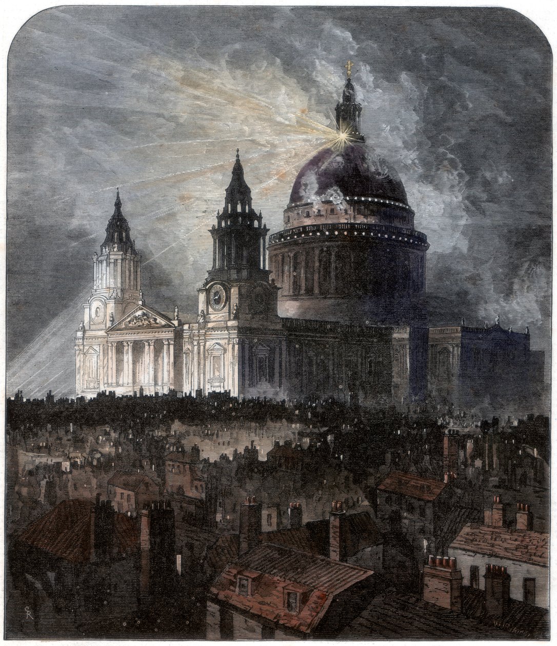 Szent Pál-székesegyház a hálaadás napján, 1872 alkotó: Unbekannt