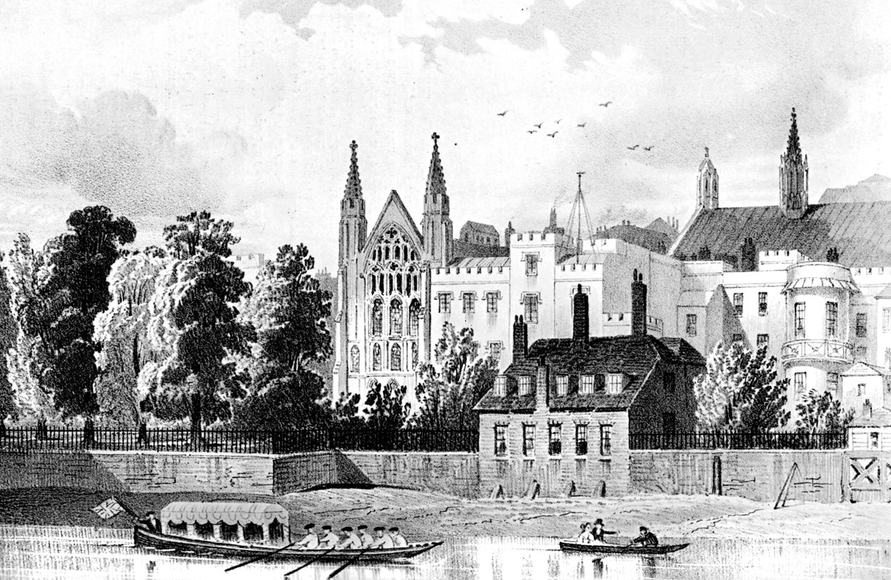 St Stephens Chapel and the Speakers House, Westminster, London, 1834 c1905 alkotó: Unbekannt