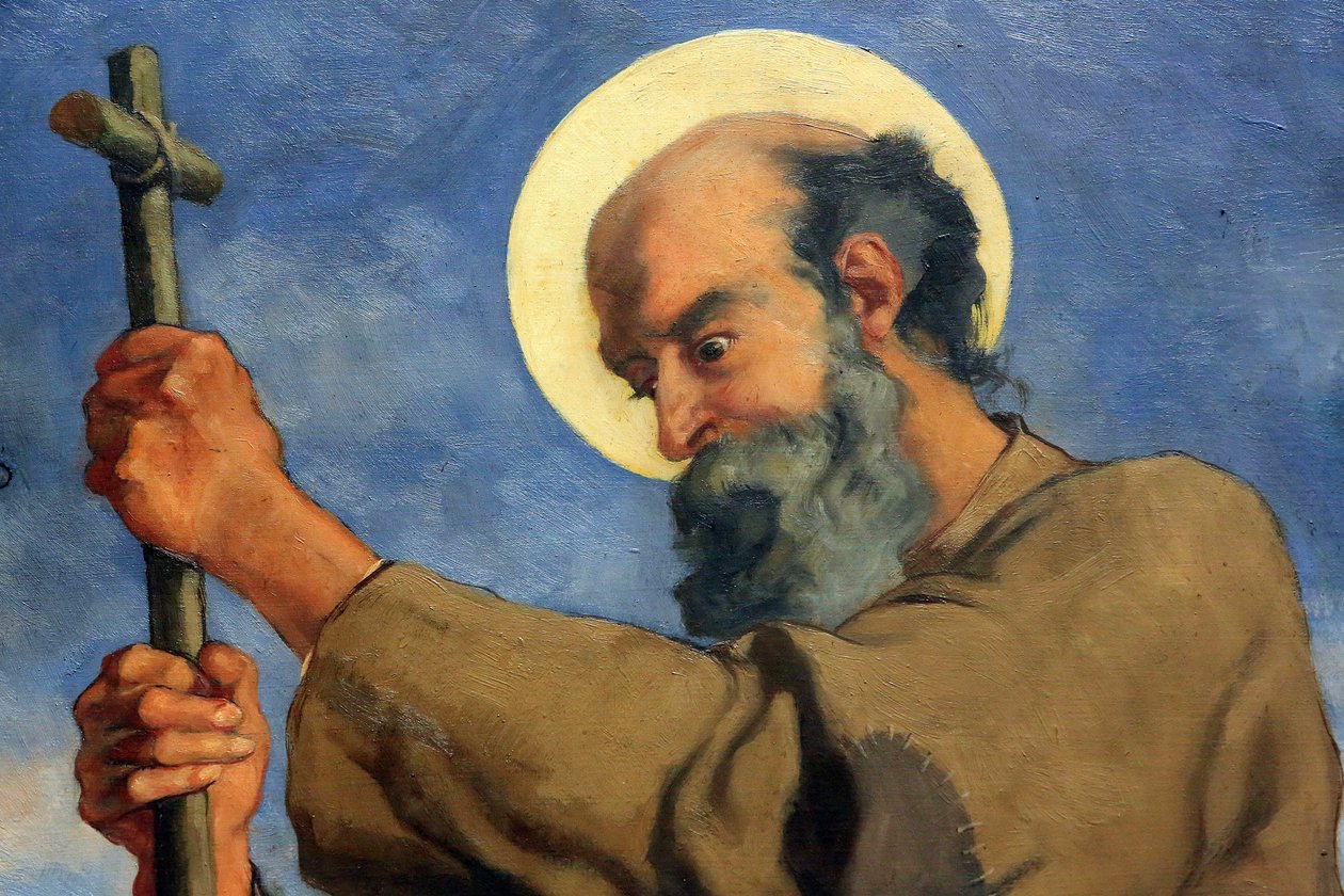 Szent Vilmos. Maria am Gestade templom (Mária a parton), Bécs, Ausztria alkotó: Unbekannt