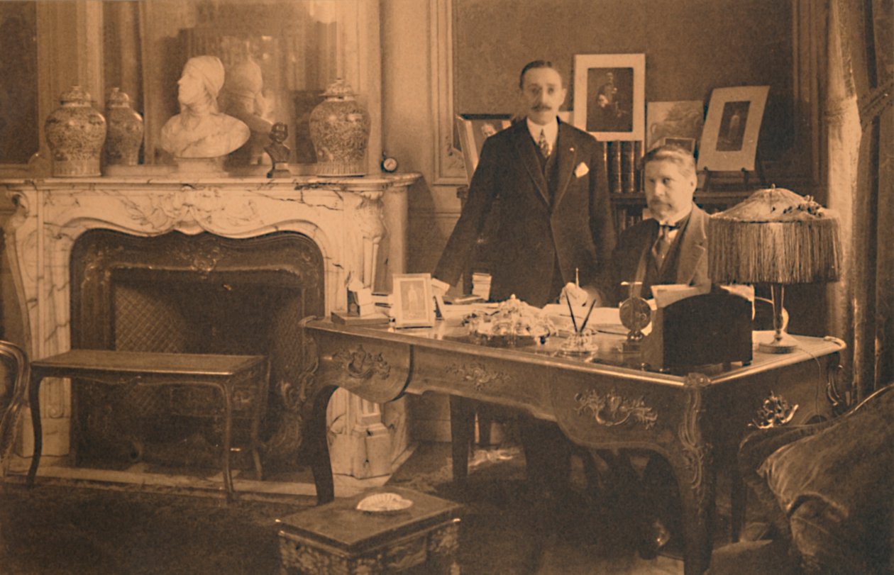 A kubai brüsszeli nagykövetség munkatársai, Belgium, 1927. alkotó: Unbekannt