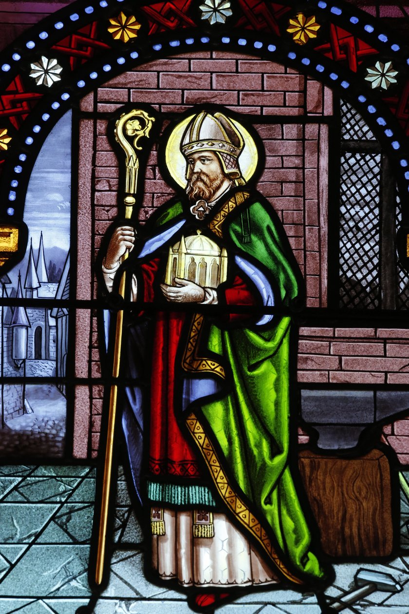 Ólomüveg ablak. Saint Eligius, Toucy, Franciaország alkotó: Unbekannt