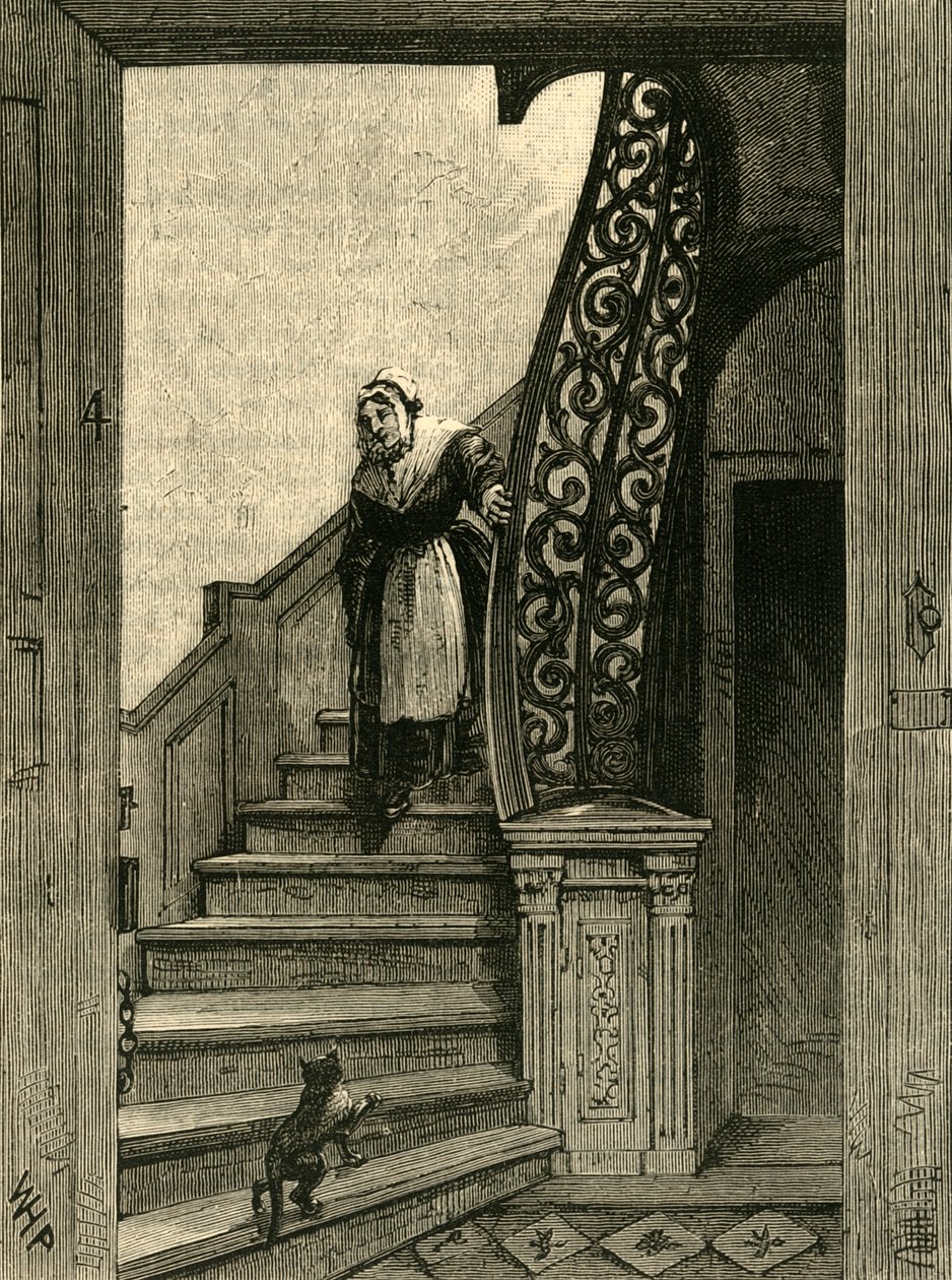 Lépcsőház a Southampton House-ban, 1872. alkotó: Unbekannt