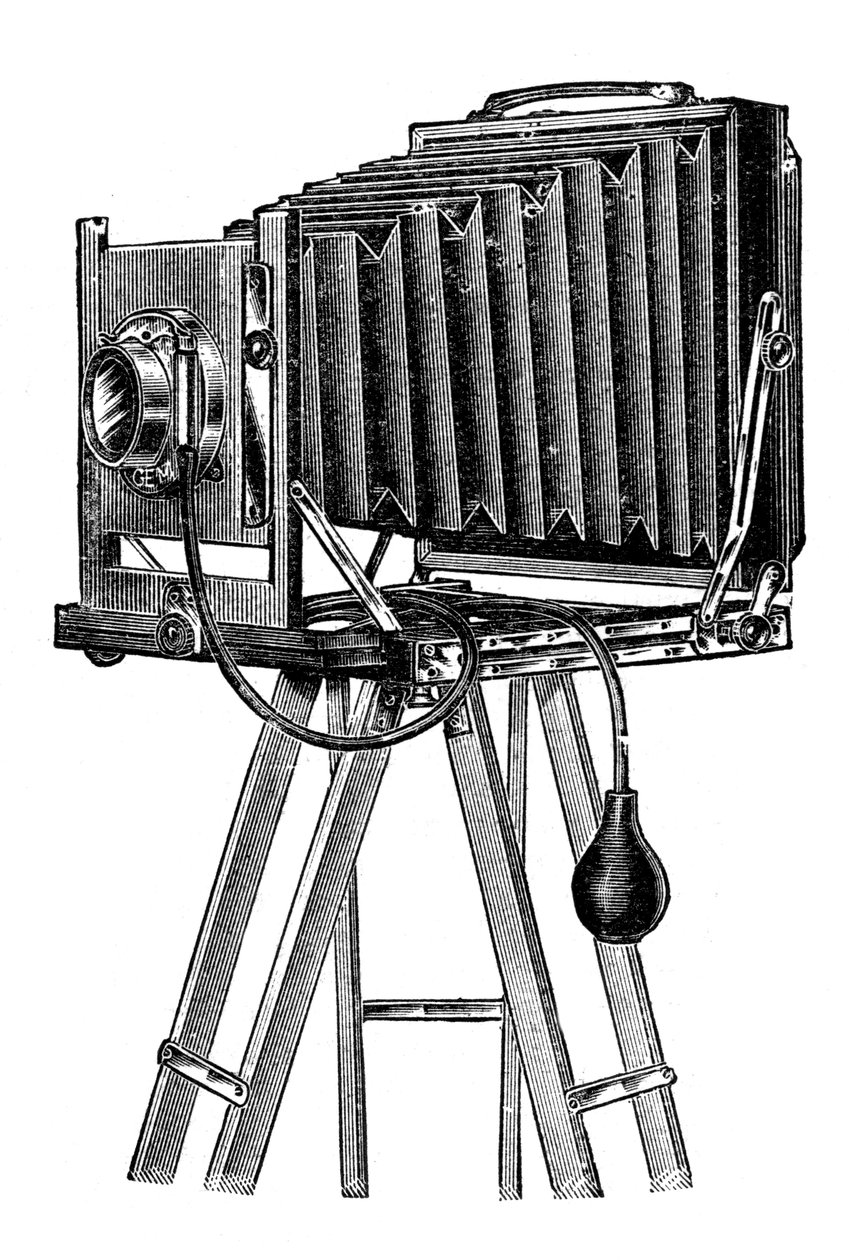 Állványkamera, 1904 alkotó: Unbekannt