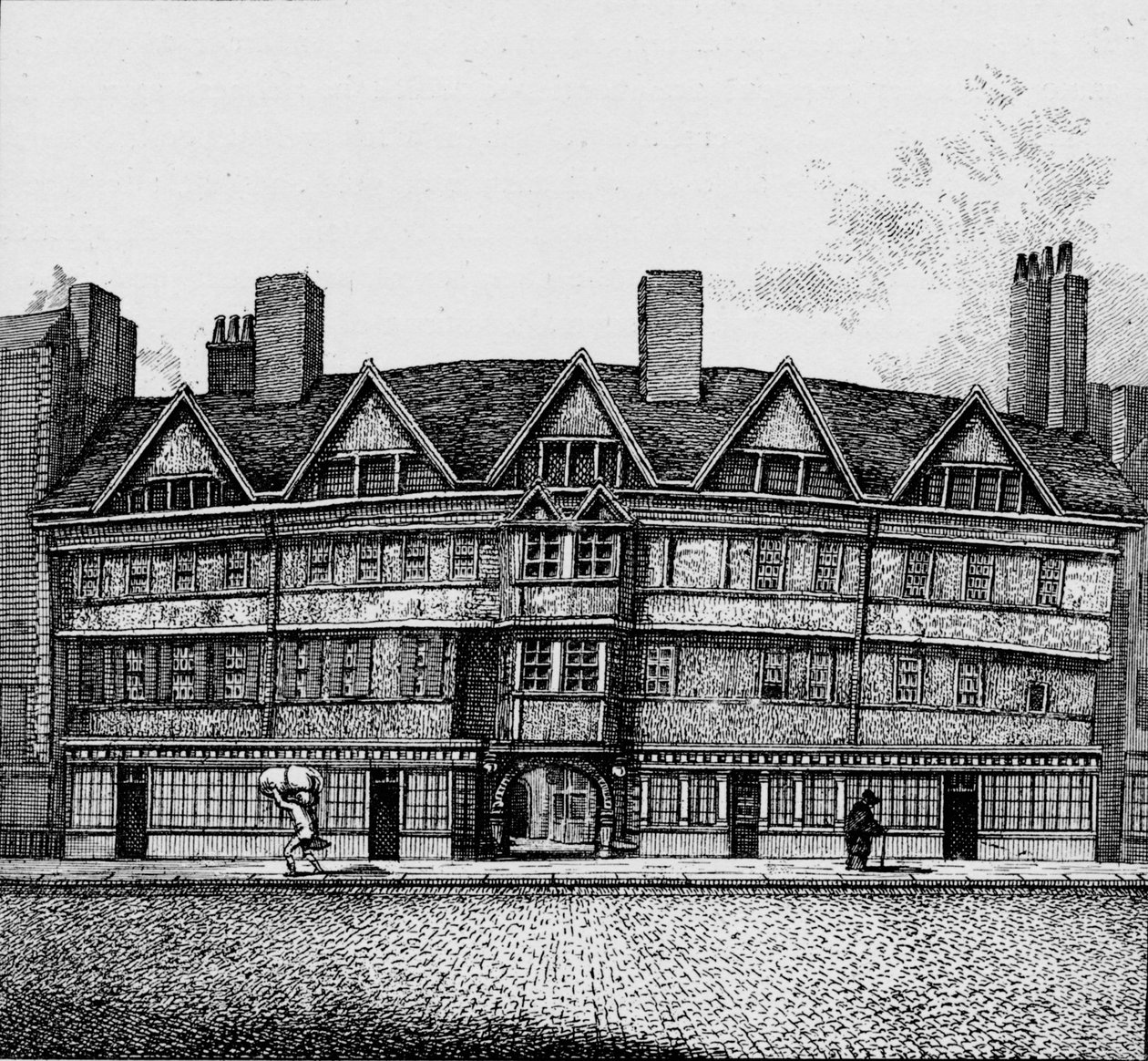 Staple Inn, High Holborn, London, 1890 1904 alkotó: Unbekannt