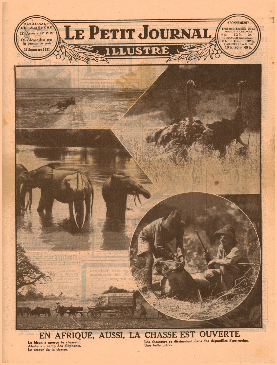 Az afrikai vadászidény kezdete, 1931. alkotó: Unbekannt