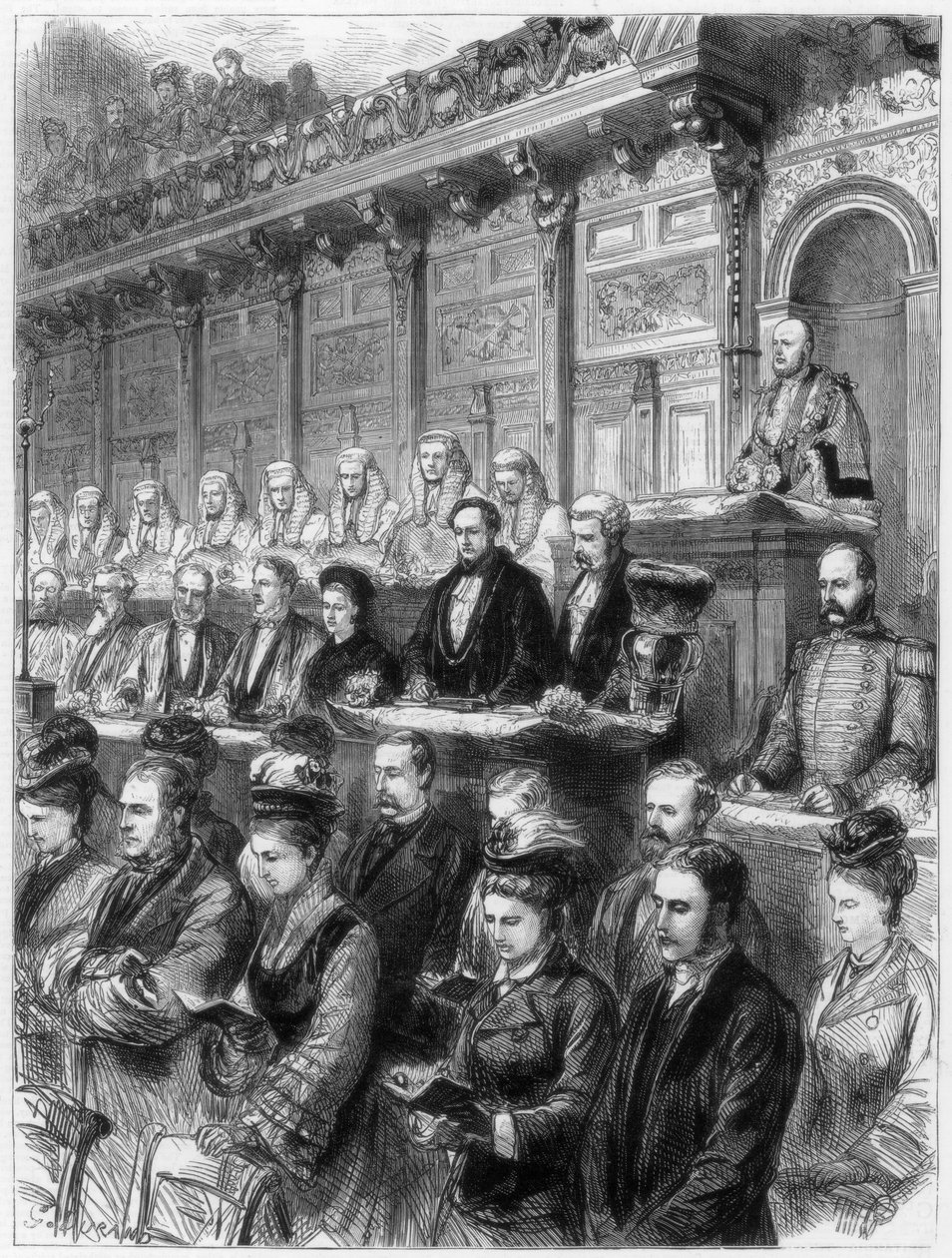 A bírák állami látogatása a Szent Pál-székesegyházban, 1875 alkotó: Unbekannt