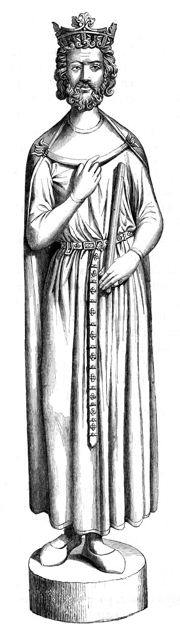 Childebert-szobor, 1849. évi 13. század alkotó: Unbekannt