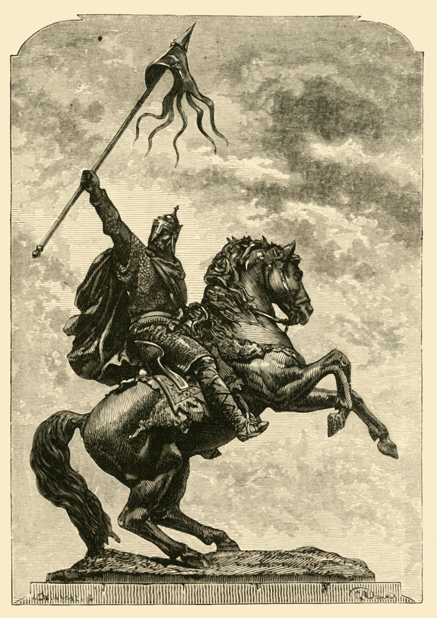 Hódító Vilmos szobra, Falaise, 1890. alkotó: Unbekannt
