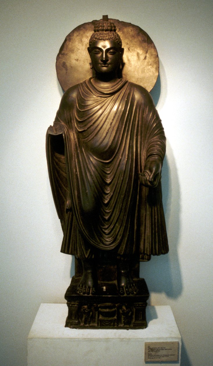 Buddha-szobor, Garvara, India, 2. század alkotó: Unbekannt