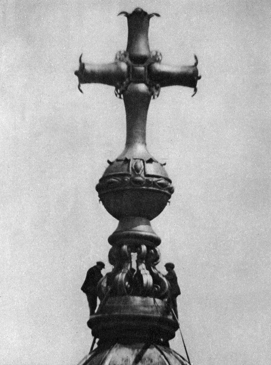 Steeplecks a St Pauls Cathedral csúcsán, London, 1926-1927 alkotó: Unbekannt