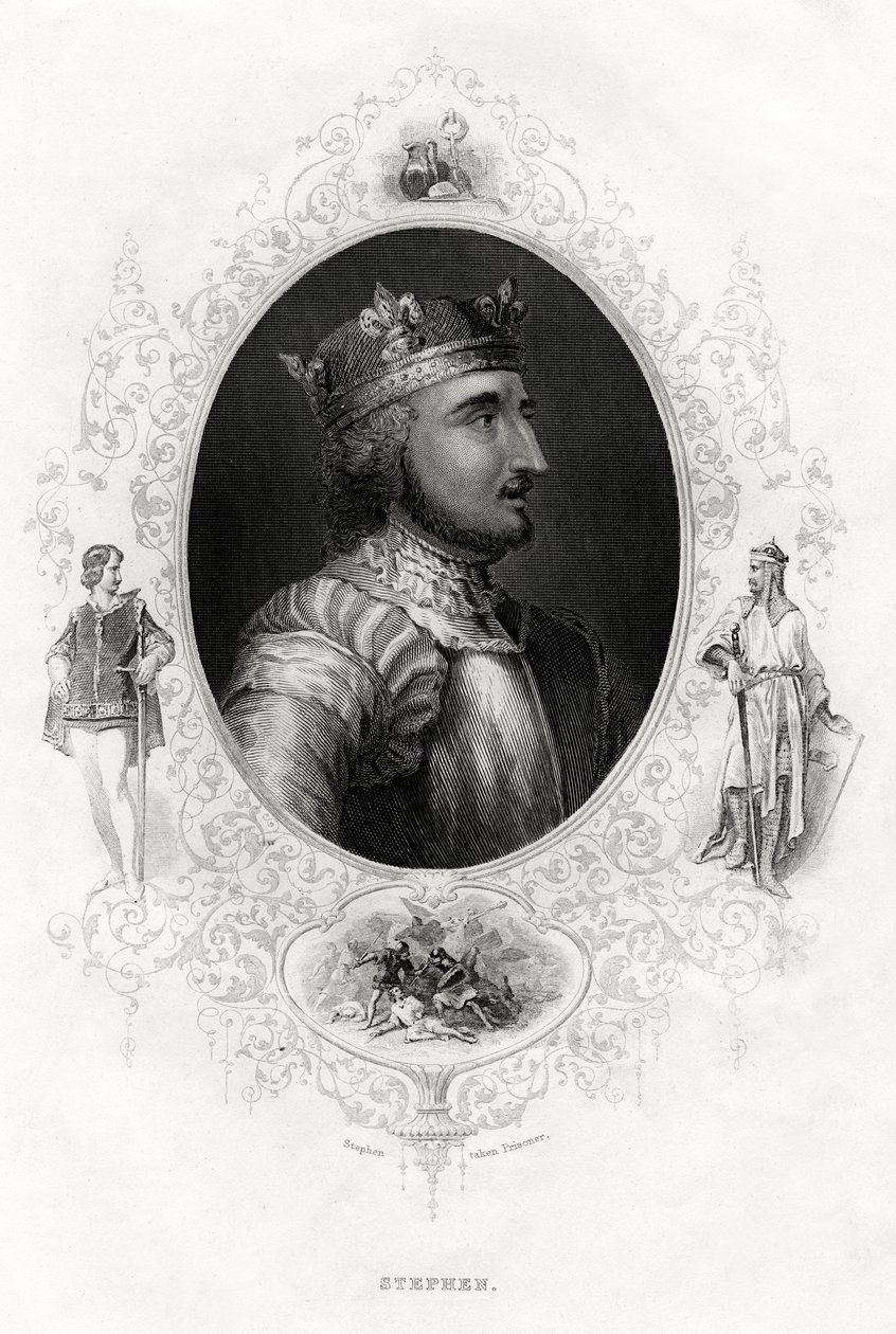 István, Anglia utolsó normann királya, 1860 alkotó: Unbekannt