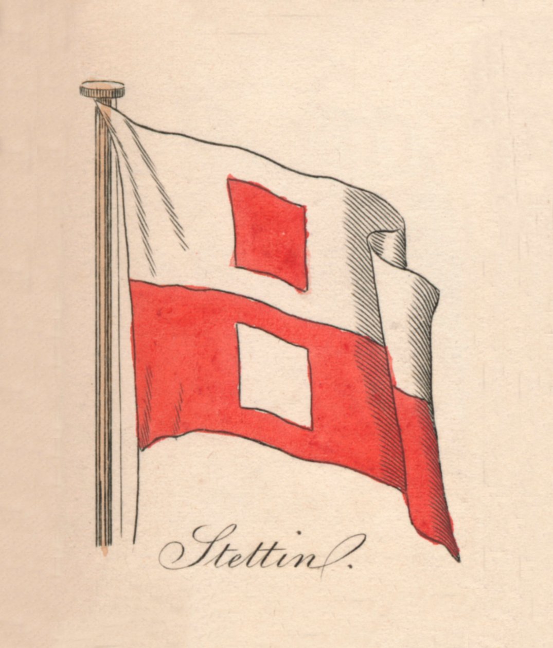 Stettin, 1838 alkotó: Unbekannt
