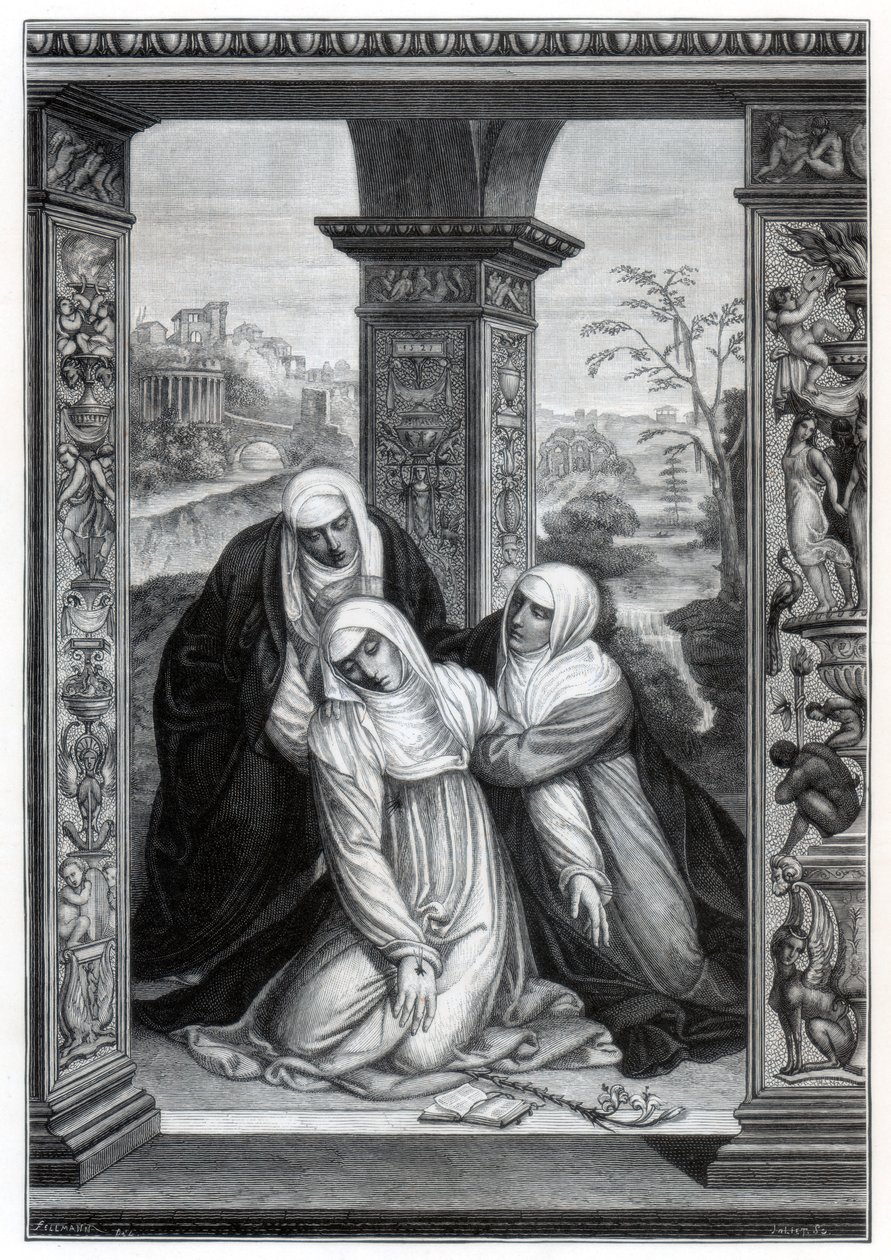 Sienai Szent Katalin megbélyegzése, 1870 alkotó: Unbekannt