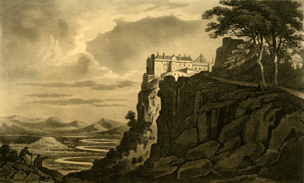 Stirling-kastély és Monteith-völgy, 1802. alkotó: Unbekannt